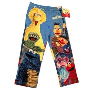 NWT Brief Insanity Briefly Kids Sesame Street Lounge Pajama Pants Boys Girls 5T